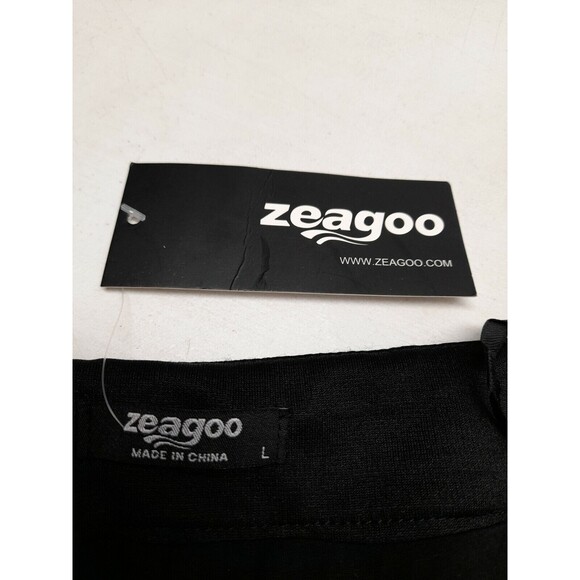 Zeagoo Women Skort Skirt Bodycon Slim Mini Pencil Full Zipper Sz L NWT - Picture 8 of 9